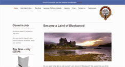 Desktop Screenshot of lairdofblackwood.com